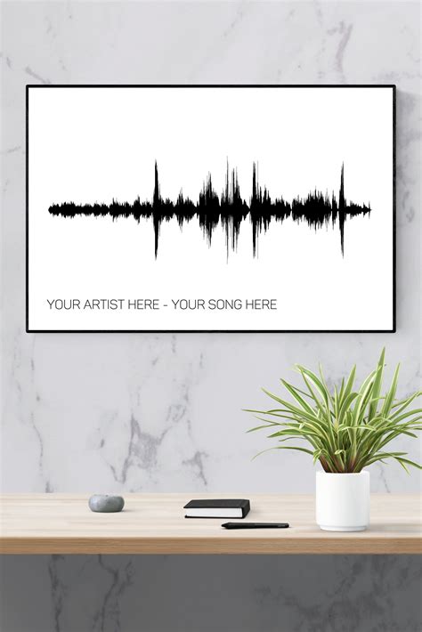 Soundwave Art Print Sound Wave Print 1st Anniversary Gift - Etsy