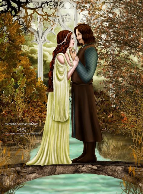 .Arwen and Aragorn. by Mareishon on DeviantArt