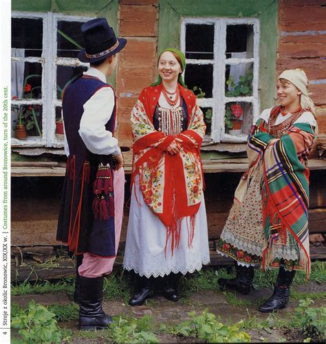 FolkCostume&Embroidery: Costume of western Krakow region