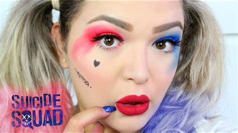 HARLEY QUINN Suicide Squad - Makeup Tutorial♡ - YouTube