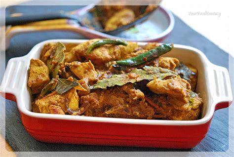 South Indian Style Dry Chicken Curry Recipe - Your Food Fantasy