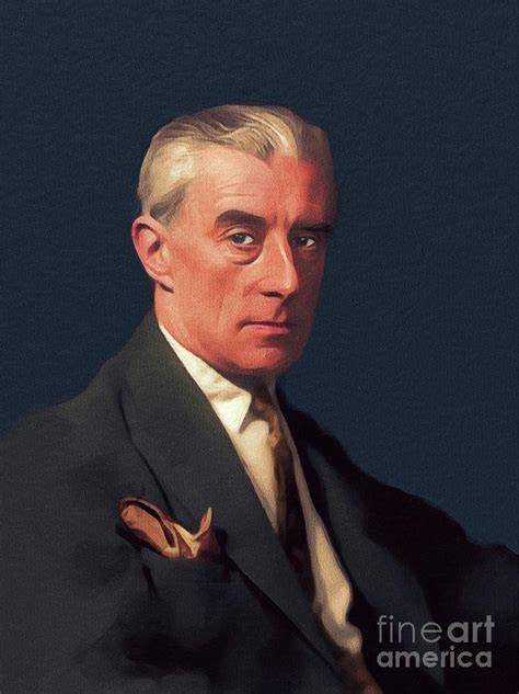 Maurice Ravel, Famous Composer Painting by Esoterica Art Agency - Pixels