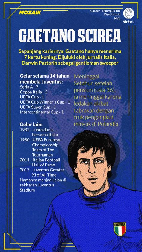 'Gentleman Sweeper' Itu Bernama Gaetano Scirea