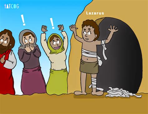 TATCOG SCHOOL: (31) Jesus raises Lazarus from the dead