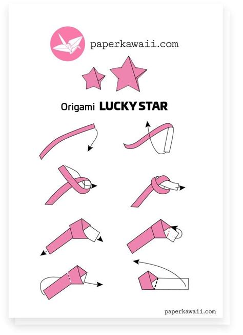 Cute Model Origami Mini Star Instructions - MAKE AN ORIGAMI