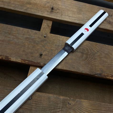 Chokuto Anime Sword Katana with Uchiha Logo Cosplay Sword - HunterArsenal