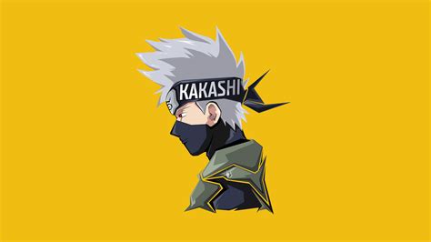 Kakashi Hatake Minimal 4K 8K Wallpaper, HD Minimalist 4K Wallpapers ...