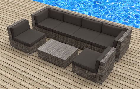 Urban Furnishing Modern Outdoor Backyard Wicker Rattan Patio Furniture ...