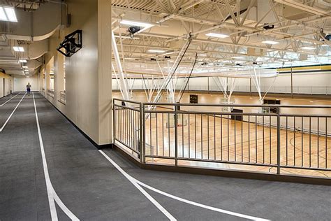 Burnsville High School Field House...gym, track, basketball, sports ...