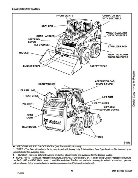 Bobcat S185 Skid Steer Loader Service Repair Workshop Manual A3L911001 ...