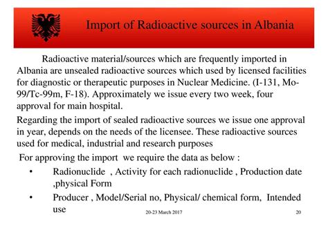 RPC INTERNATIONAL WORKSHOP ON NATIONAL REGISTERS OF RADIATION SOURCES ...