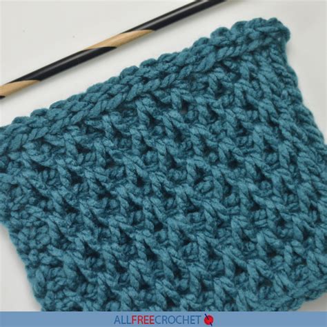 Tunisian Crochet Smock Stitch (Full Tutorial) | AllFreeCrochet.com