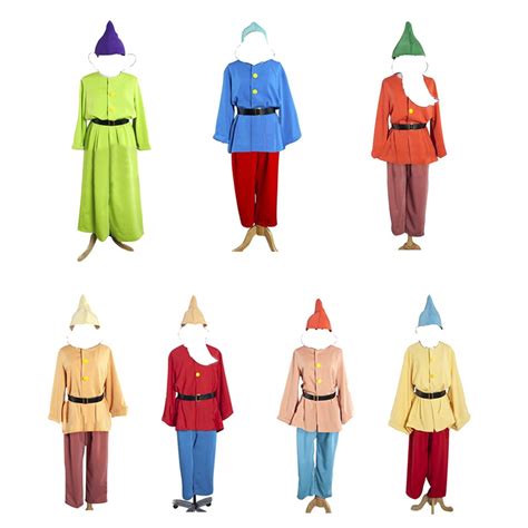 CosplayDiy Men's Snow White and the Seven Dwarfs Costume Cosplay For Party