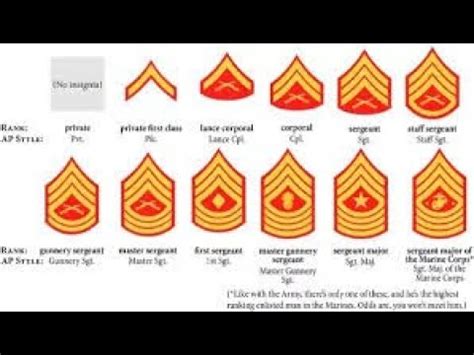 Easiest Way To Learn The Marine Corps Ranks - in 1 Day - YouTube