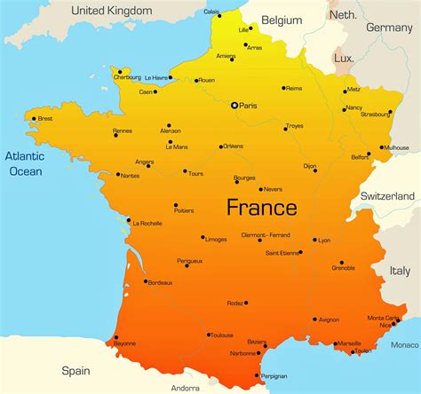 Google France Map With Cities