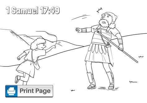 Free Printable David and Goliath Coloring Pages for Kids – ConnectUS