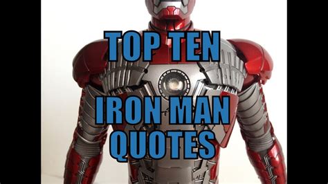 Top Ten Iron Man Quotes - YouTube