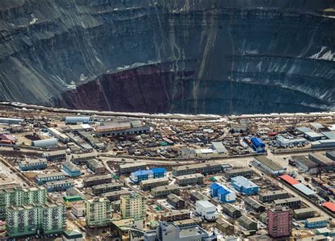 (2. Mirny Diamond Mine, Russia -continued): Photo: Google | Mirny ...