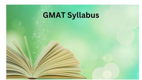 GMAT Syllabus 2023 - Topics and questions asked on Verbal, Quant, AWA ...