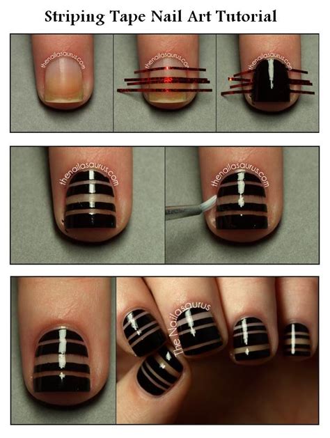 Manicure Tutorials: Striping Tape Nail Art Tutorial