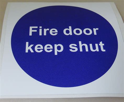 Fire door keep shut. | Fire doors, Tech company logos, Company logo