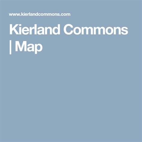 Kierland Commons | Map | Outdoor shopping, Map, Crate and barrel