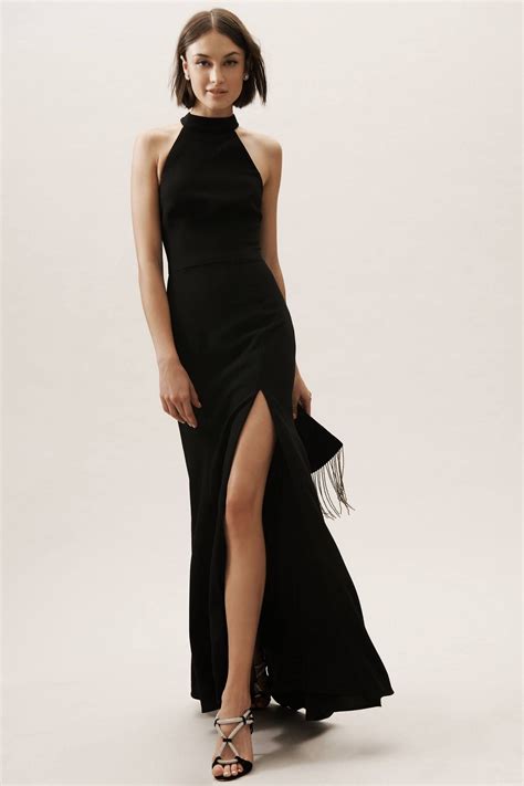 Montreal Dress | Anthropologie | Black bridesmaid dresses, Black tie ...