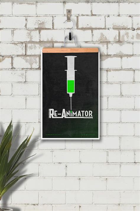 Re-Animator 12x18 inch Movie Poster Alternative Minimalist | Etsy | Re ...