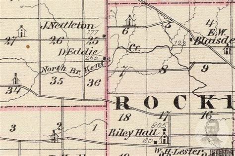 Vintage Winnebago County IL Map 1876 Old Illinois Map | Etsy