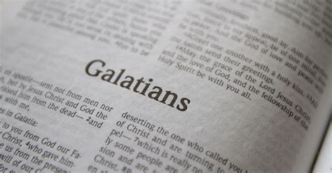 Galatians - Bible Book Chapters and Summary - New International Version