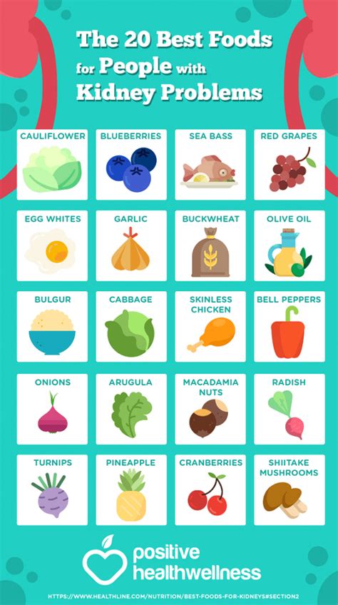 The 20 Best Foods For People With Kidney Problems – Infographic ...