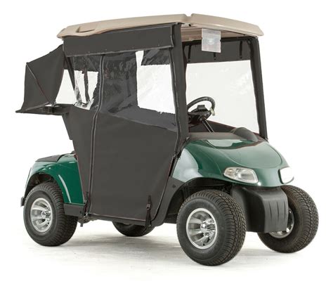 EZGO RXV Golf Cart PRO-TOURING Sunbrella Track Enclosure - Black | eBay