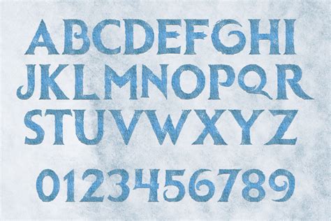 Frozen Alphabet Png