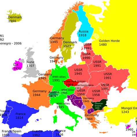 Map Of Europe Countries