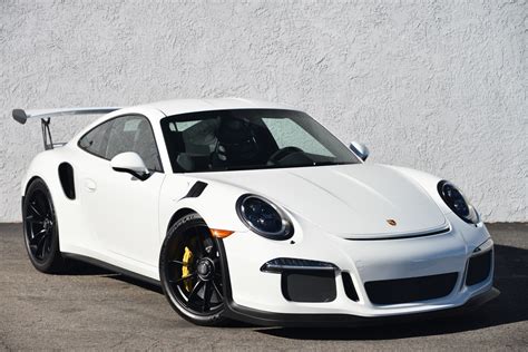 2016 Porsche 911 GT3 RS 103 Miles White Coupe H-6 cyl 7 speed automatic ...