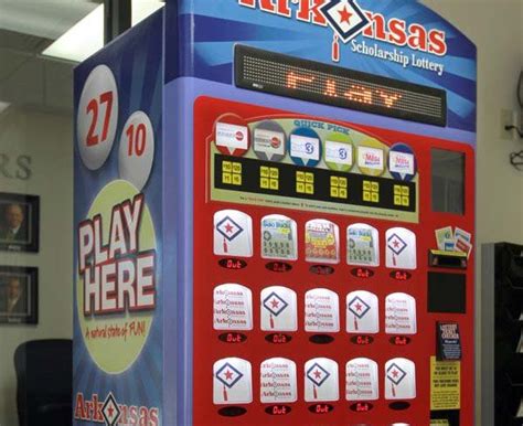 Lottery vending machines in plans | The Arkansas Democrat-Gazette ...