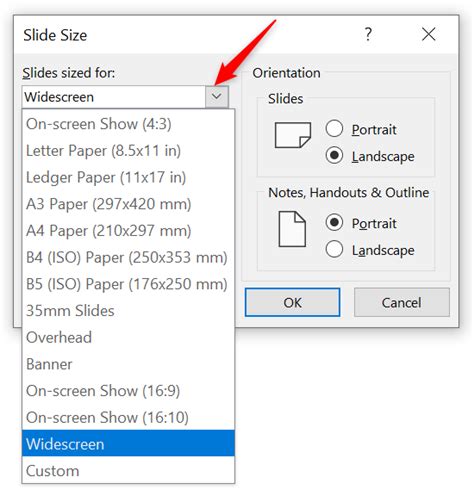 How To Adjust Slide Size In Powerpoint