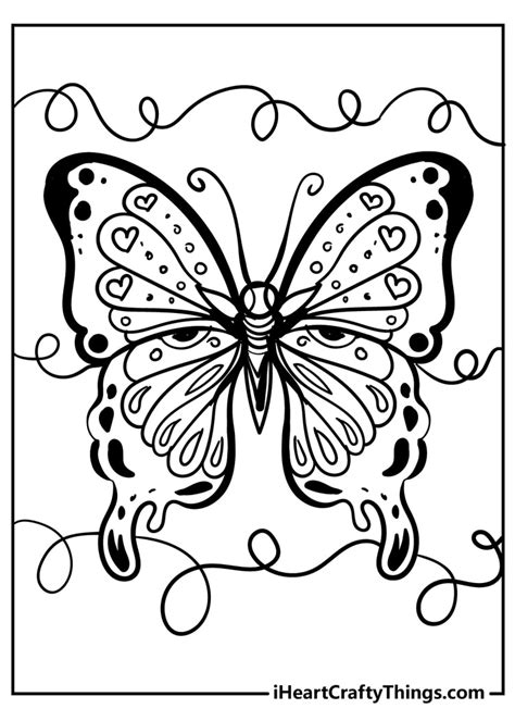 Butterfly Coloring Pages Free Printable - Printable Form, Templates and ...