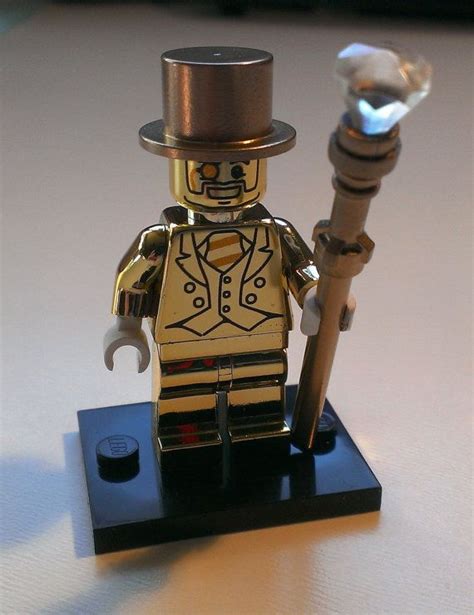 Custom Lego Mr Gold Replica Minifigure Chrome Body and | Etsy | Custom ...