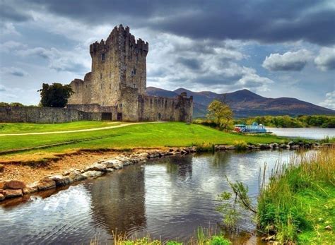 Ross Castle (Irish: Caisleán an Rois) is located on the edge of Lough ...