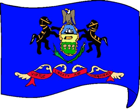 Pennsylvania Flag - pictures and information about the flag of Pennsylvania