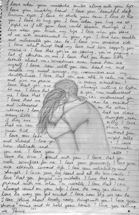 love letter + drawing ^^ | Easy love drawings, Romantic drawing ...