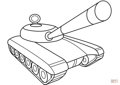 Army Tank coloring page | Free Printable Coloring Pages