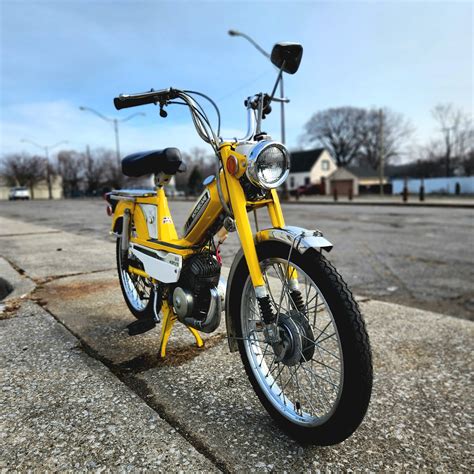 Motobecane 50V Yellow — Detroit Moped Works