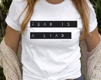 Fear is a Liar Tattoo - Etsy