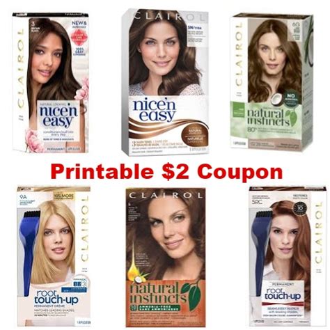 Clairol Hair Color : Printable $2 Coupon