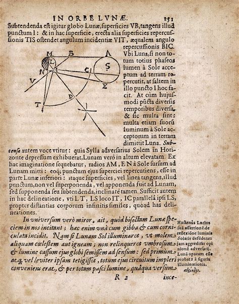 Page from Kepler's 'Somnium' novel, 1634 - Stock Image - C038/7478 ...