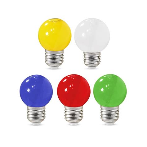 Ampoule LED E27 1W Couleur | Boutique Officielle Miidex Lighting®