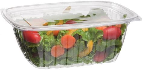 32 oz Carry Out Food Containers - Clear PLA