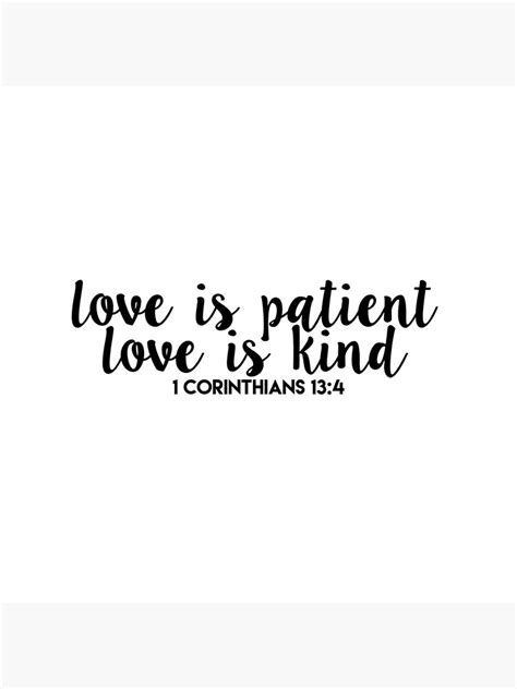 "1 corinthians 13:4 - love is patient, love is kind - bible verse ...